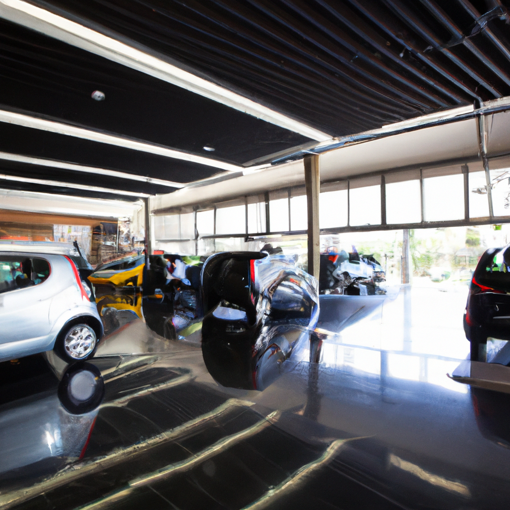 Showroom de carros de luxo em São Paulo